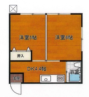 富村マンションの間取り