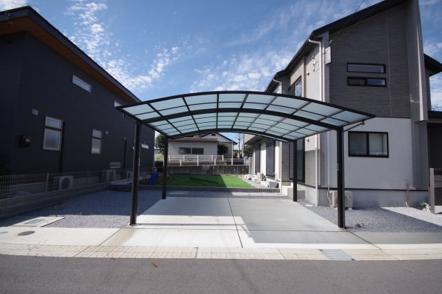 宇都宮市野沢町　戸建の駐車場|カーポート付き駐車場