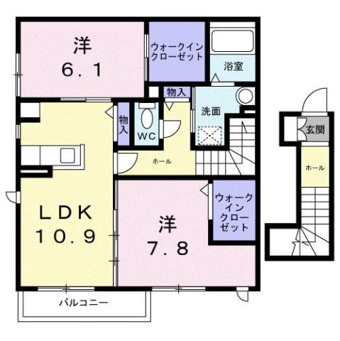 エクセレントグロースⅤの間取り