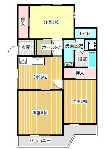 第2村田ハイツ【キャッシュバック対象物件】の間取り