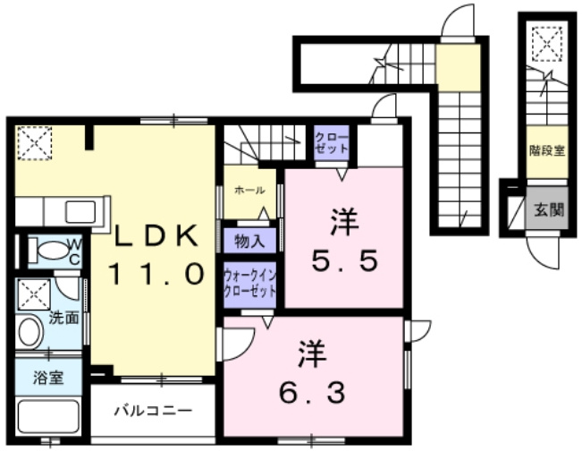 ソルジェンテの間取り