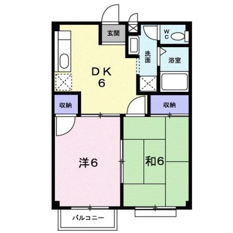 リバーサイド高浜の間取り