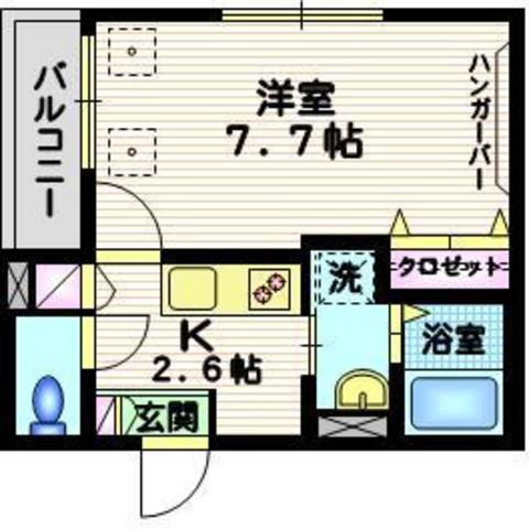 ラスールの間取り|間取図