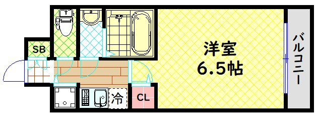 【間取り】 | レオンコンフォート難波西Ⅱ