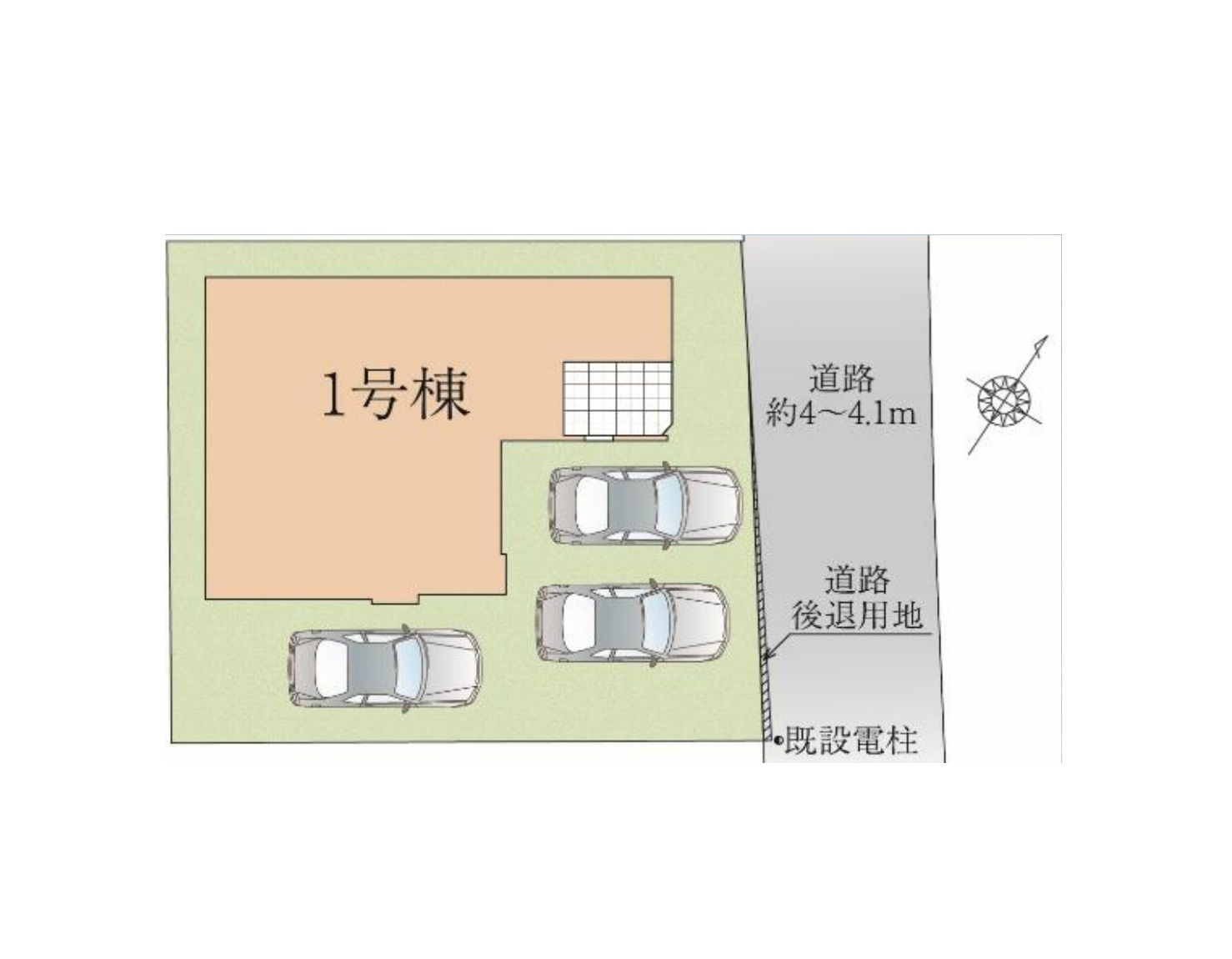 福岡市南区三宅2丁目第3-1棟（1号棟）の間取り