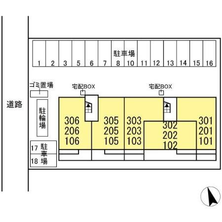 インペリアルの区画図