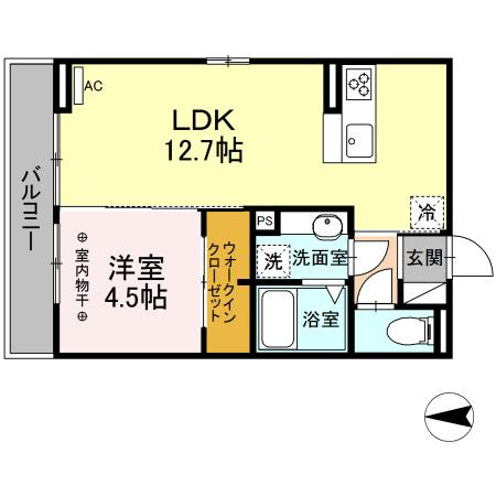 D-room寿の間取り
