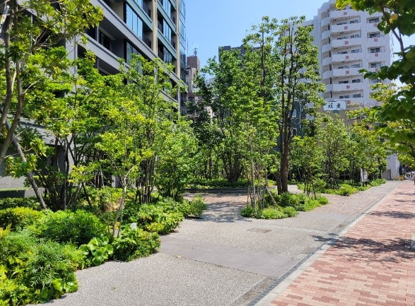 【その他】 | シティタワー銀座東 | 植栽が美しい敷地