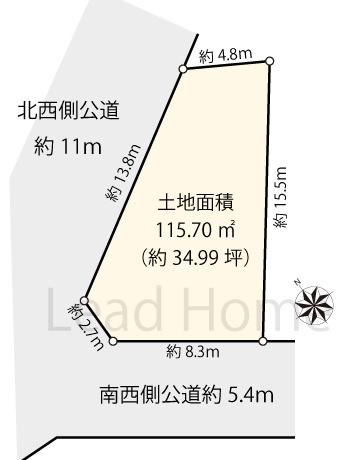 【土地図】 | 目黒区東が丘1丁目
