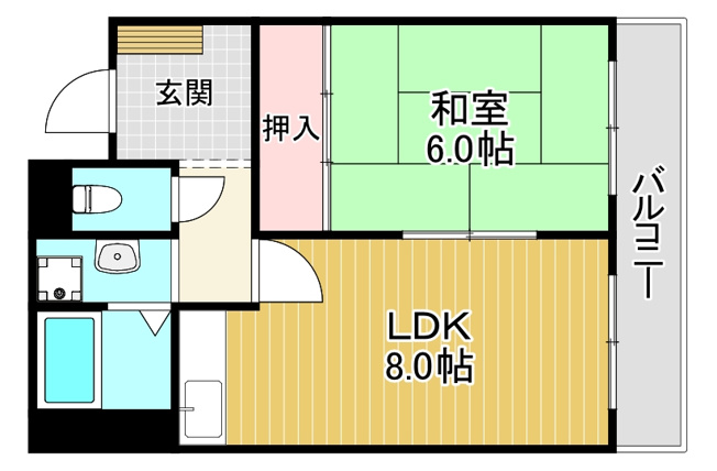 【間取り】 | プロムナード菊水