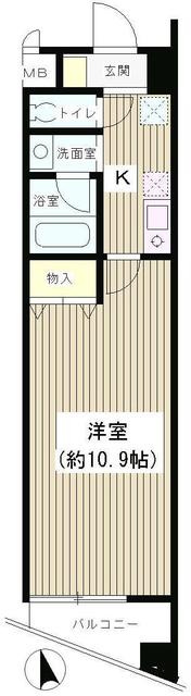 フレール南長崎の間取り