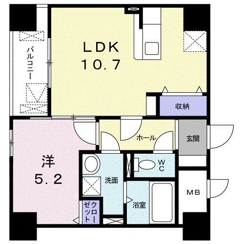 リフレスタ　吹上の間取り