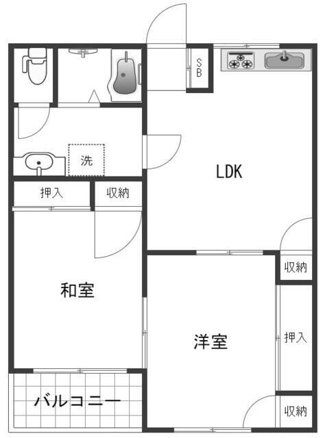 ハイムエスポワールの間取り