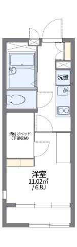 レオパレスＢＯＮＨＥＵＲ弐番館の間取り|代表的な間取のため実際の間取とは異なる場合があります