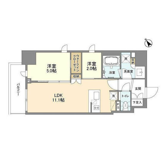 【間取り】 | クレストコート東中野