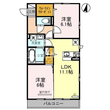 【間取り】 | フラワーレジデンス