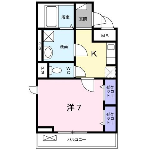 シェーヌⅣの間取り