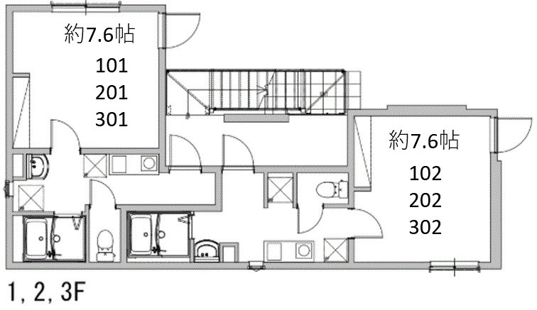 OPEN RISE西綾瀬Ⅰの間取り