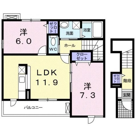 【間取り】 | デスパシオＢ