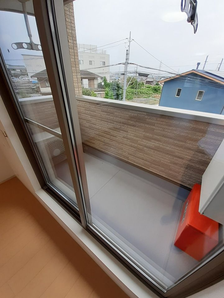 メルシーガーデン坂本のバルコニー