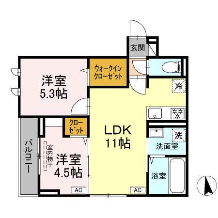 【間取り】 | D‐ROOM下連雀