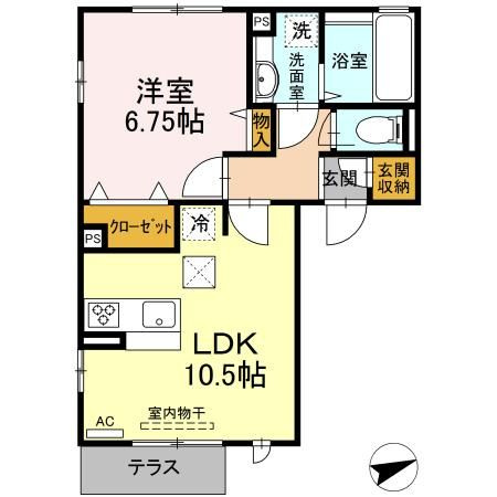 【間取り】 | 第3コスモスヴィラ