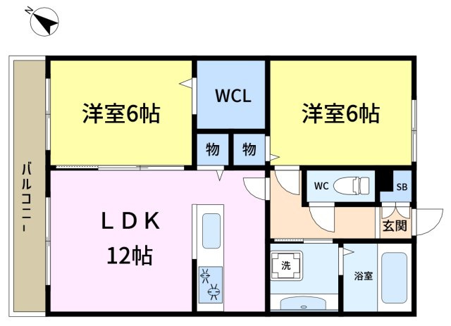 FeliciaCourtWESTの間取り