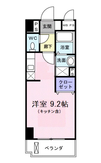 カーサ　ヴェンティ　の間取り