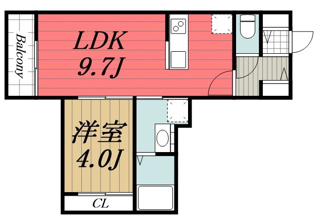 【間取り】 | エキューム登戸