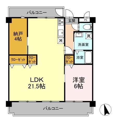コーポ大脇の間取り