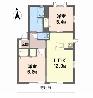【間取り】 | プロヴァンスガーデン Ａ棟