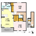 【間取り】 | 2LDKの間取りです！