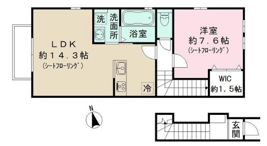 【間取り】 | スピカ中野丸山