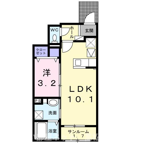 【間取り】 | アネックス・Ｓ　Ⅱ