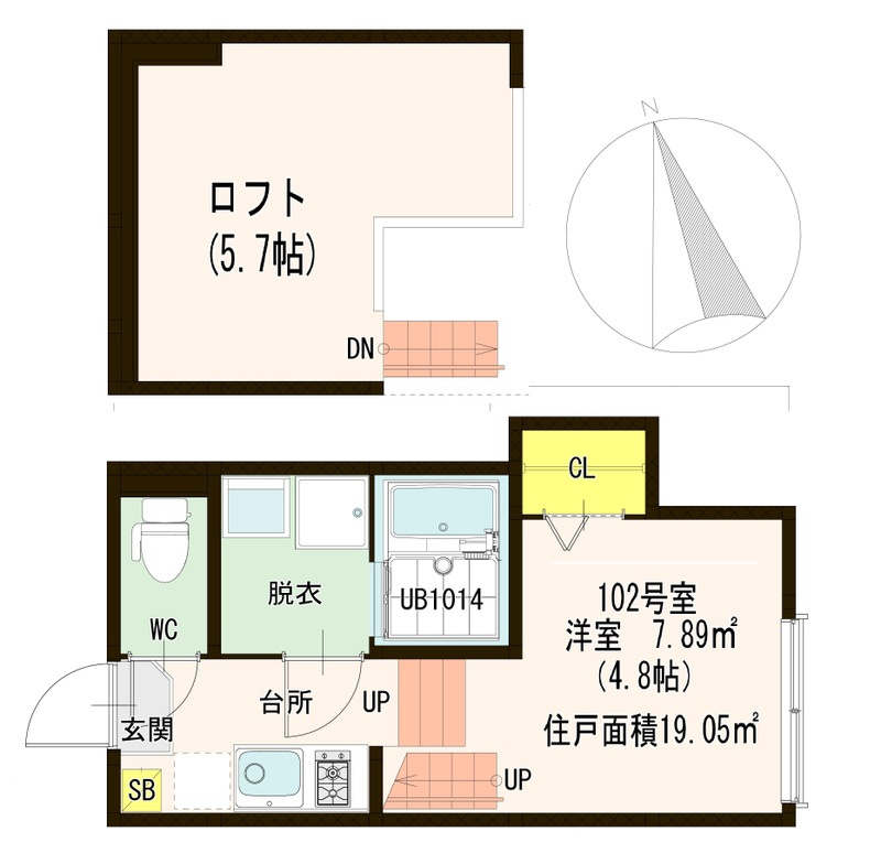 ドミールエリノの間取り