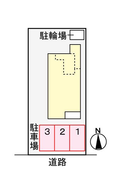 クレメント福池の駐車場