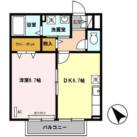 ビラ相生の間取り
