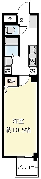 昭和町エクセルハイツの間取り|昭和町エクセルハイツ　間取り