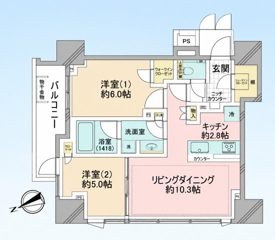 東京ベイシティタワーの間取り