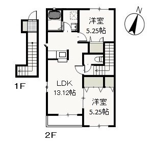 アドヴァンスSHIII Aの間取り