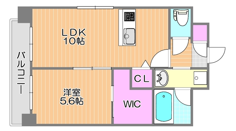 N・O医大南の間取り