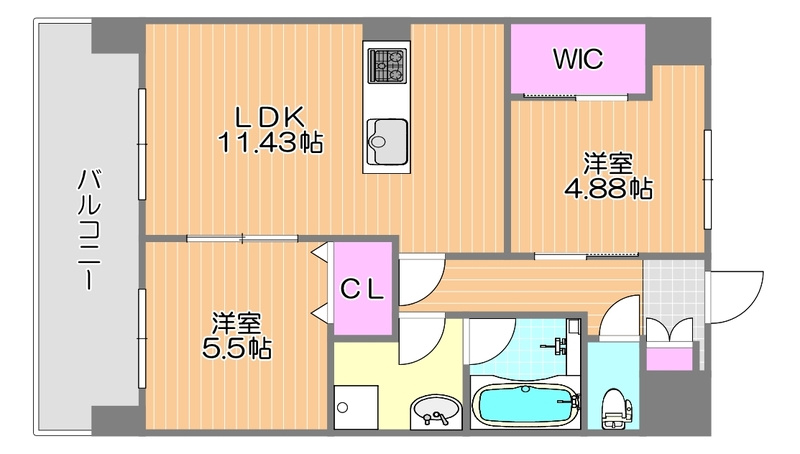 Square Garden NISHISHIMADA の間取り