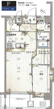 【間取り】 | エンクレスト天神Ⅲ