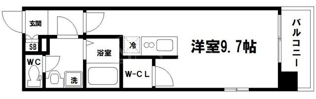 クラウンハイム本町EASTの間取り