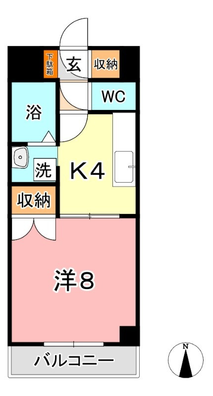 グローリー中庄の間取り