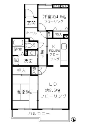 コーポレート小金井梶野通り5号棟の間取り
