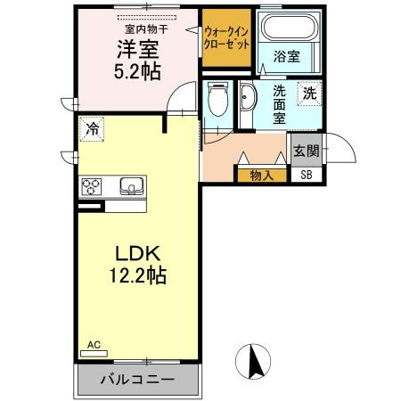 グランド ソレイユ A棟の間取り