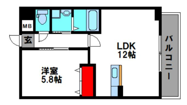 Flats豊成の間取り