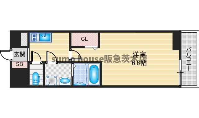 【間取り】 | ファーストフィオーレ吹田レガーメ