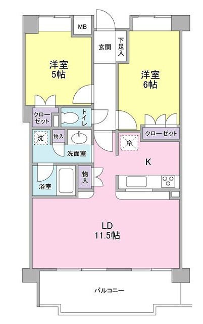 コート　メドウの間取り|間取りです。